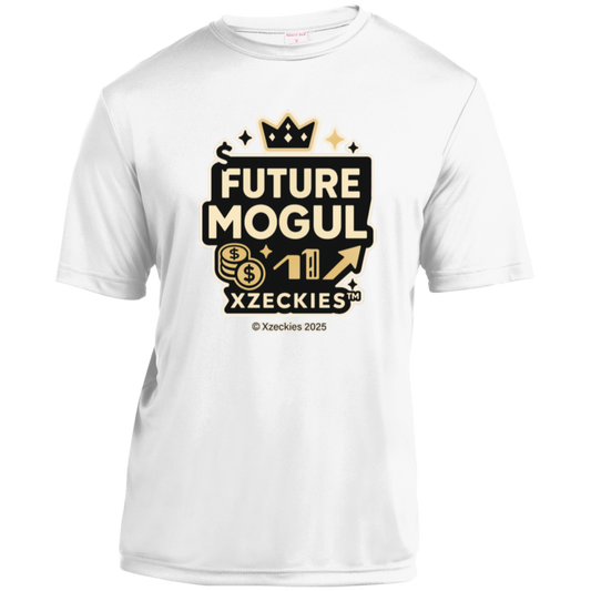 Xzeckies™ Future Mogul Performance Tee - Black & Gold