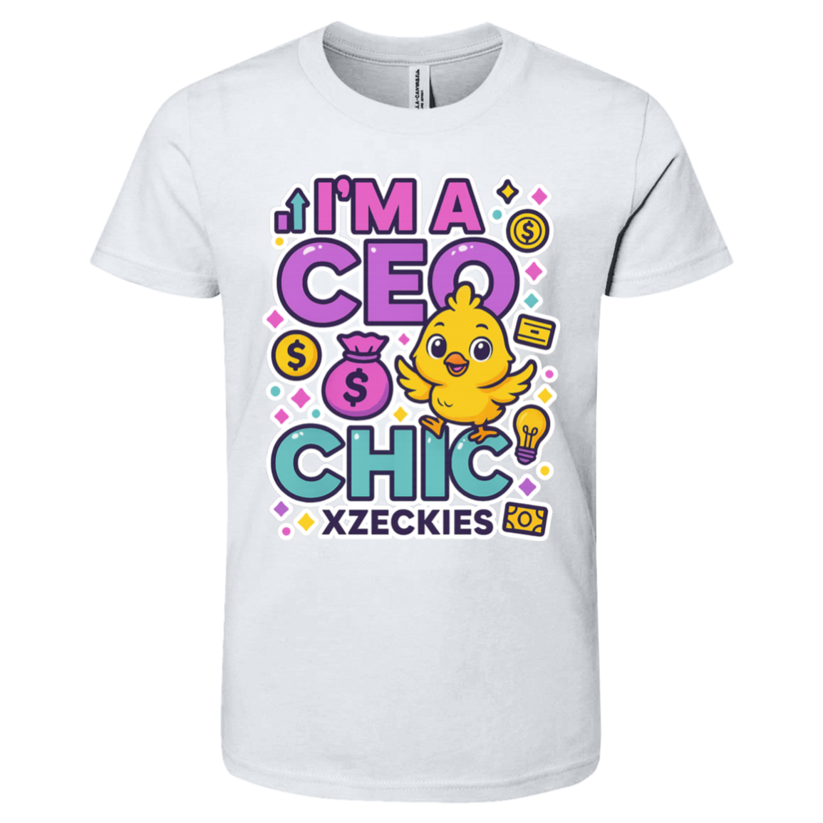 Xzeckies⢠CEO Chic T-shirt + FREE Future CEO Starter Kit