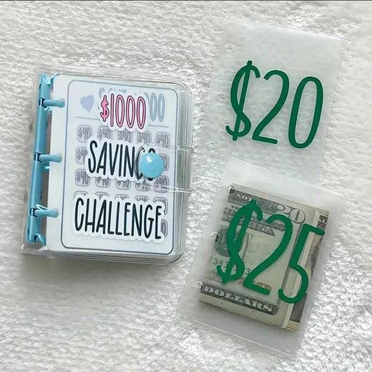 $1000 Savings Challenge Binder for Kids & Teens – Budgeting Made Fun