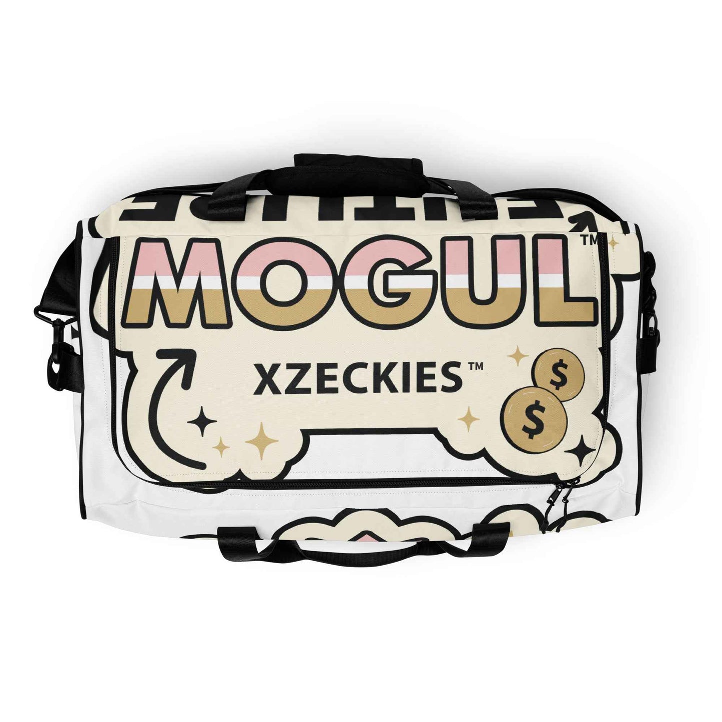 Xzeckies™ Future Mogul™ Duffle Bag Pink & Black