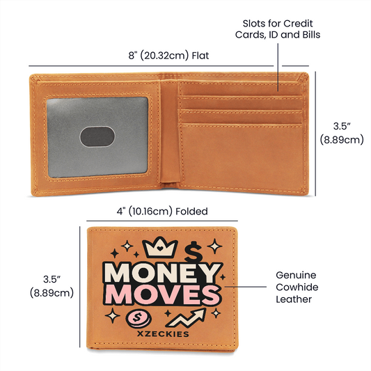 Xzeckies Money Moves Wallet – Young Mogul Girls Collection