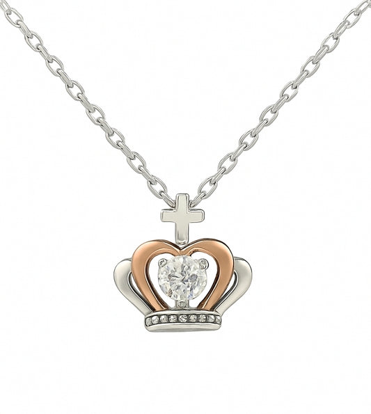Xzeckies™ Future Mogul Crown Pendant Necklace