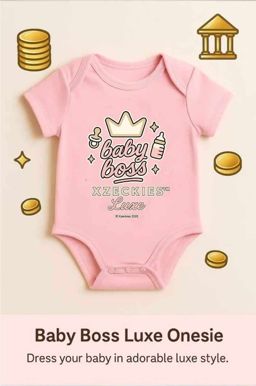 Xzeckies™ Baby Boss Luxe Onesie