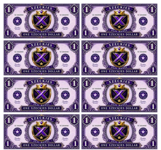 Xzeckies Printable Play Money