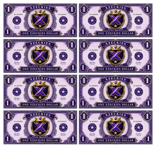 Xzeckies Printable Play Money
