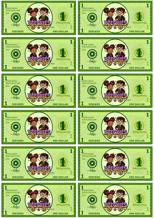 Xzeckies Play Money - Version 2