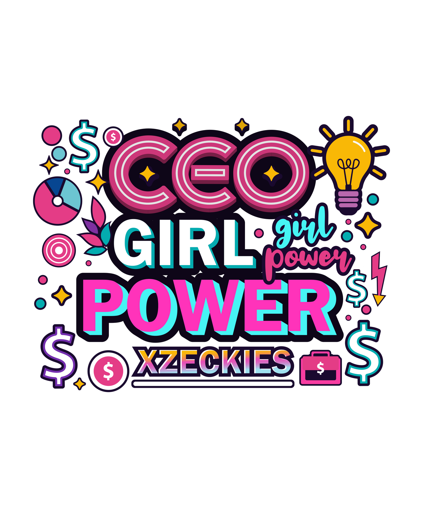 CEO Girl Power Laptop Sleeve Cover