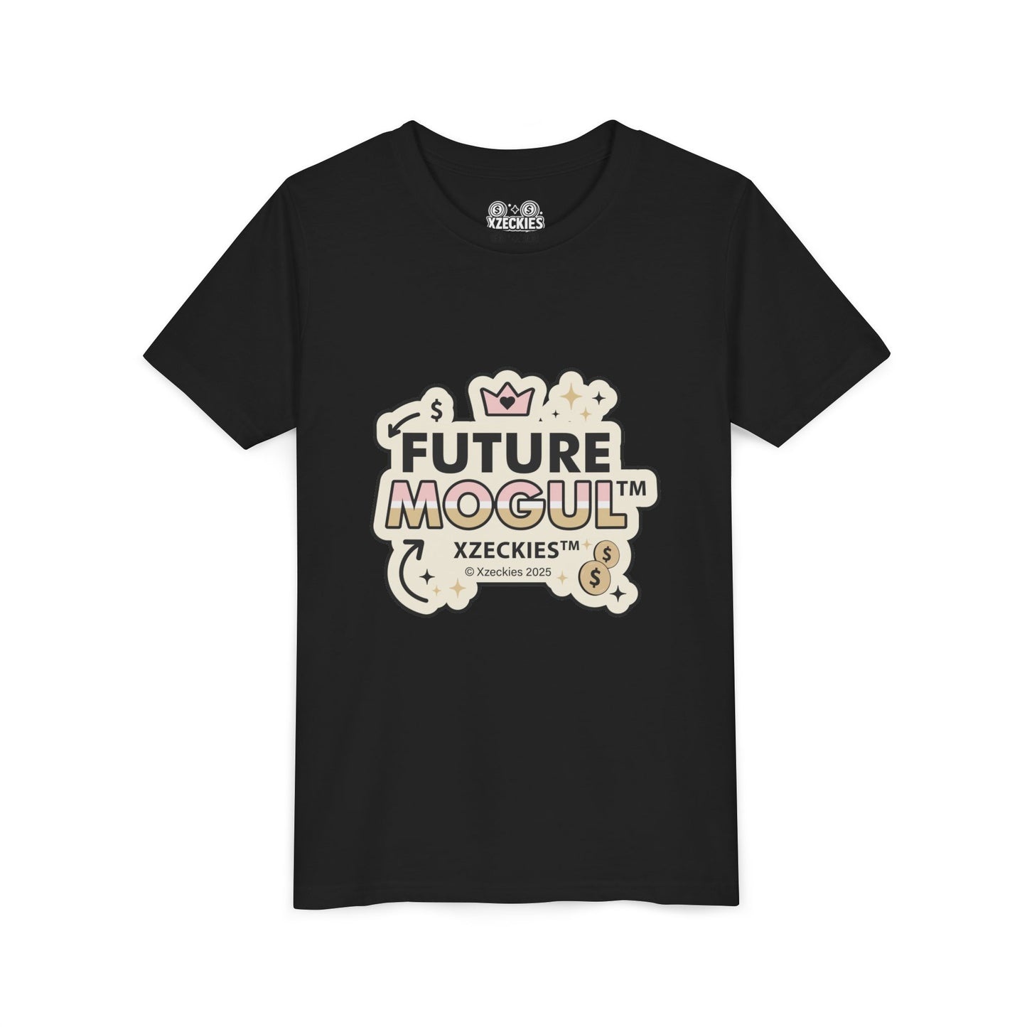 Xzeckies™ Future Mogul Tee - Pink & Gold