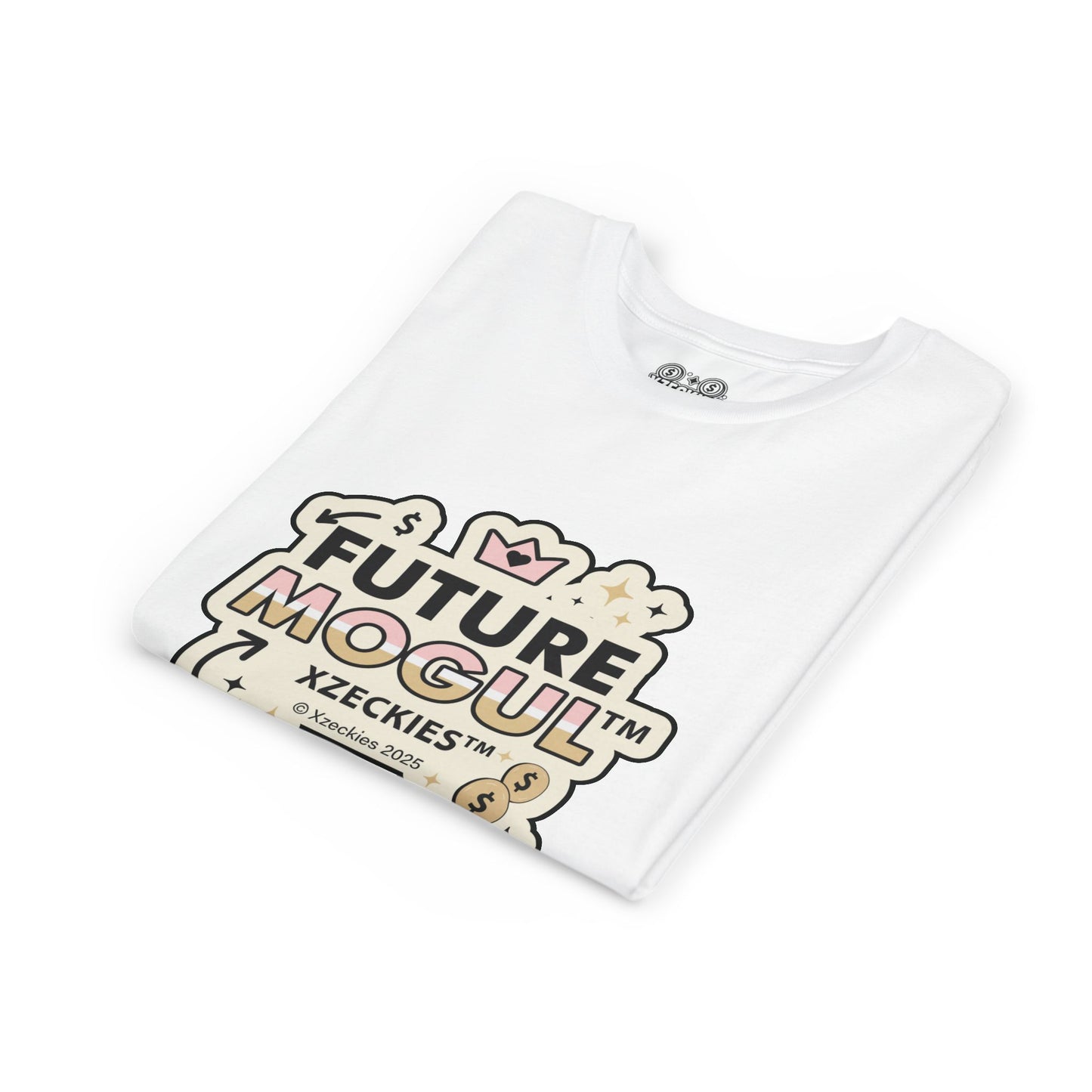 Xzeckies™ Future Mogul Tee - Pink & Gold