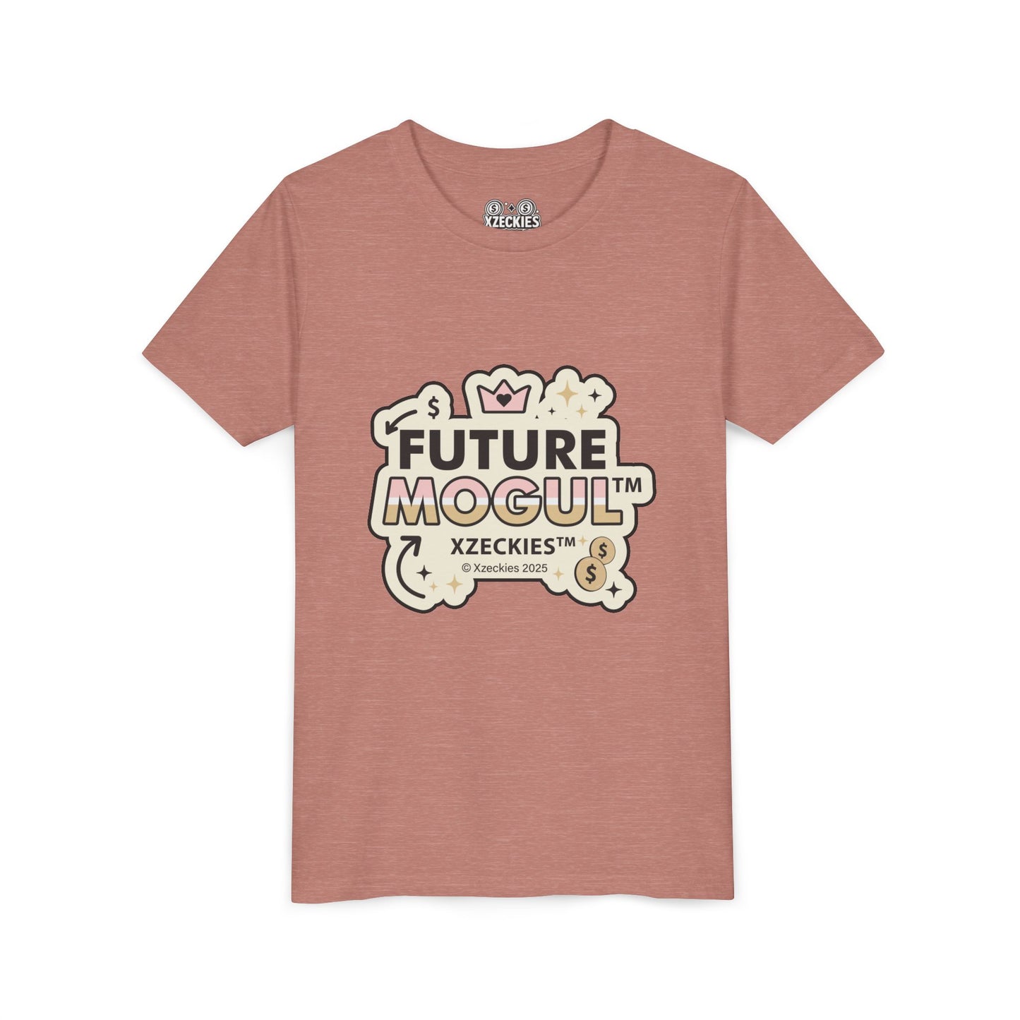 Xzeckies™ Future Mogul Tee - Pink & Gold