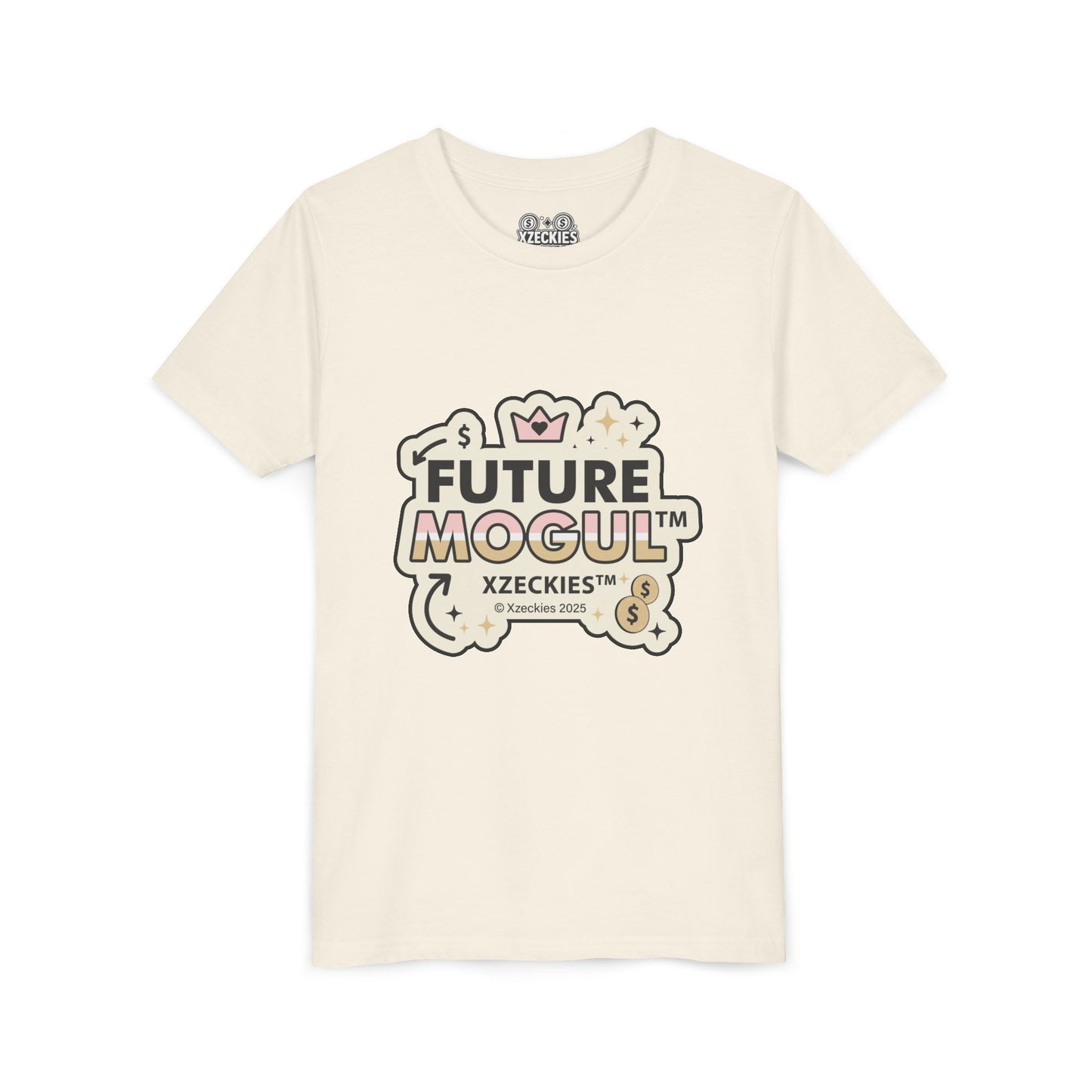 Xzeckies™ Future Mogul Tee - Pink & Gold