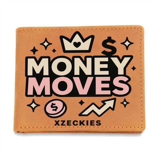 Xzeckies™ Making Money Moves Leather Wallet