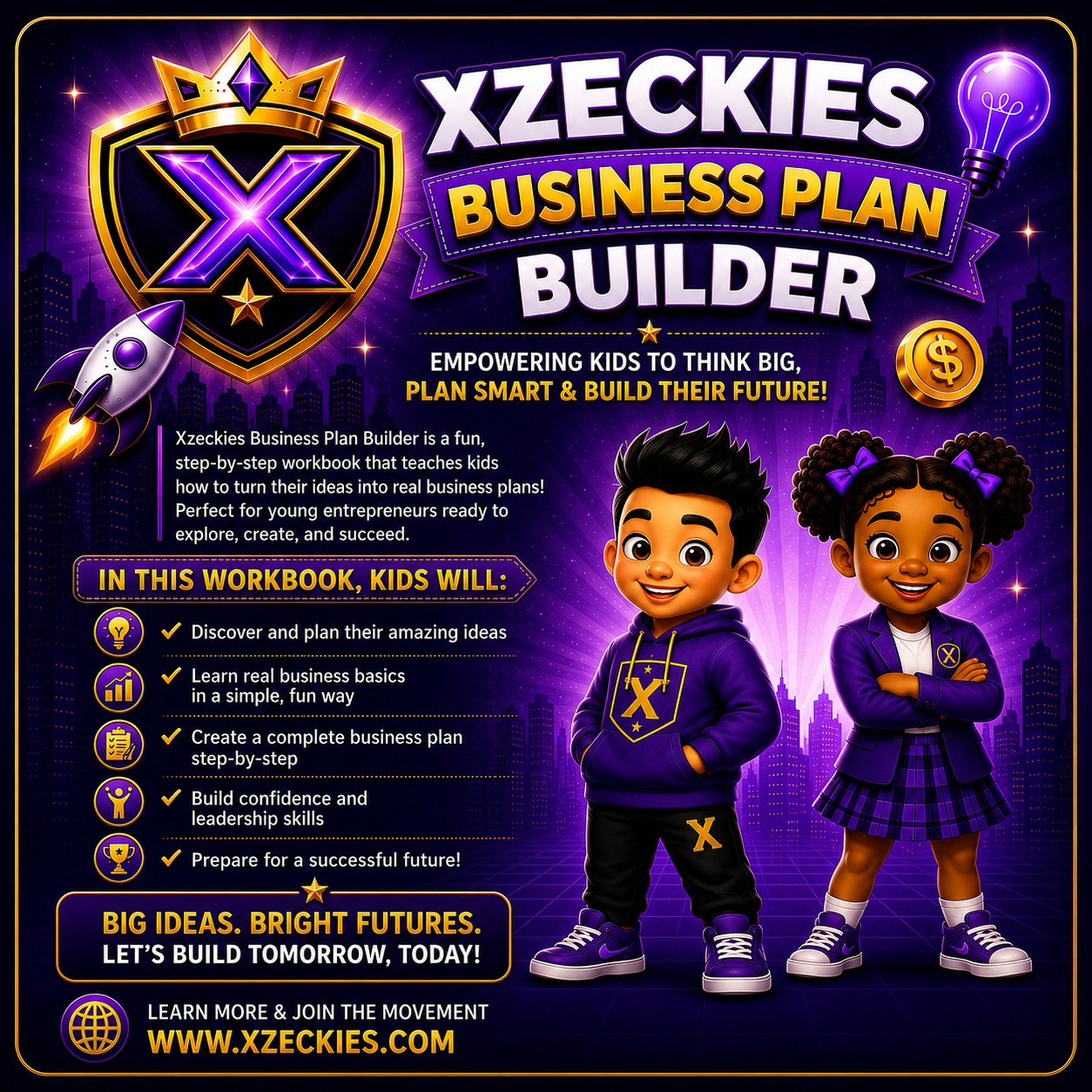 Xzeckies™ Business Plan Builder (Digital Workbook)