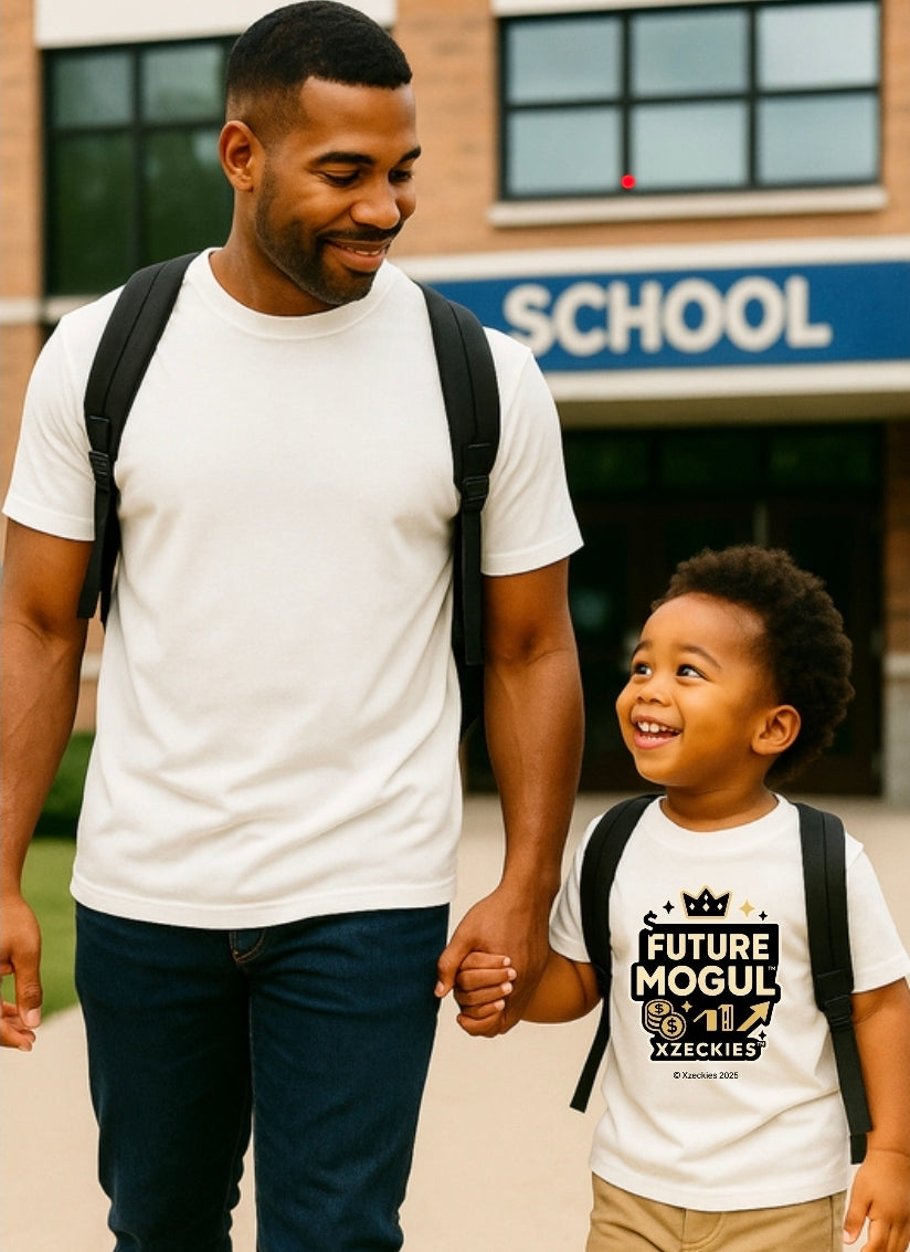 Xzeckies™ Future Mogul Toddler Jersey Tee + FREE Future CEO Starter Kit ($15 Value)