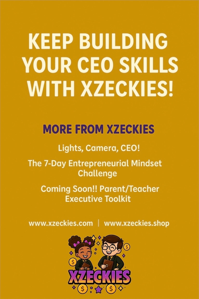 Xzeckies™ Business Plan Builder (Digital Workbook)
