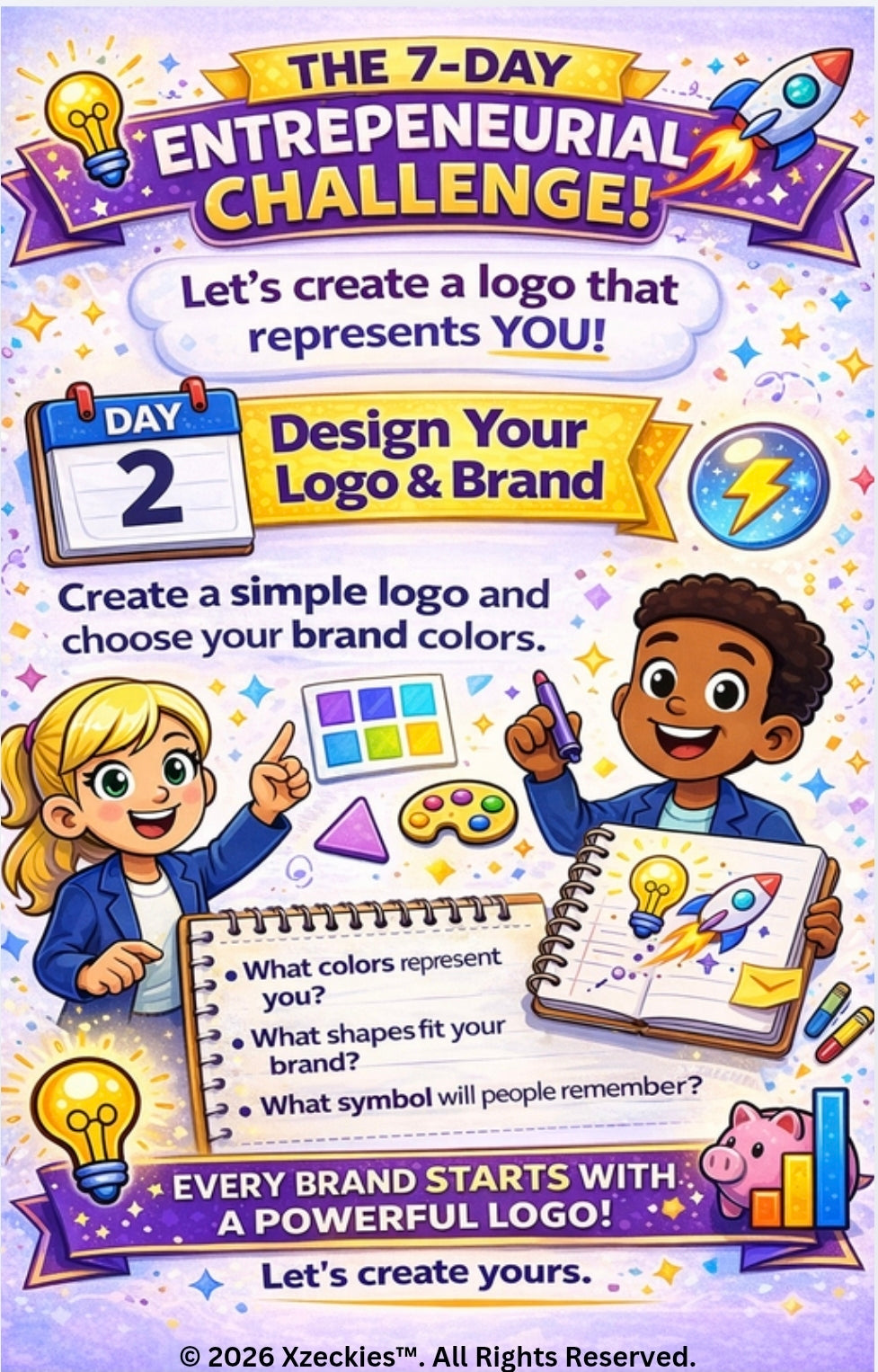 The 7-Day Entrepreneurial Challenge with Activity Pack