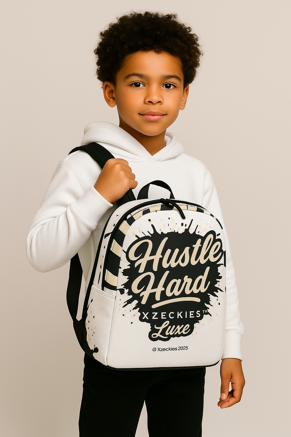 Xzeckies™ Hustle Hard Luxe Backpack