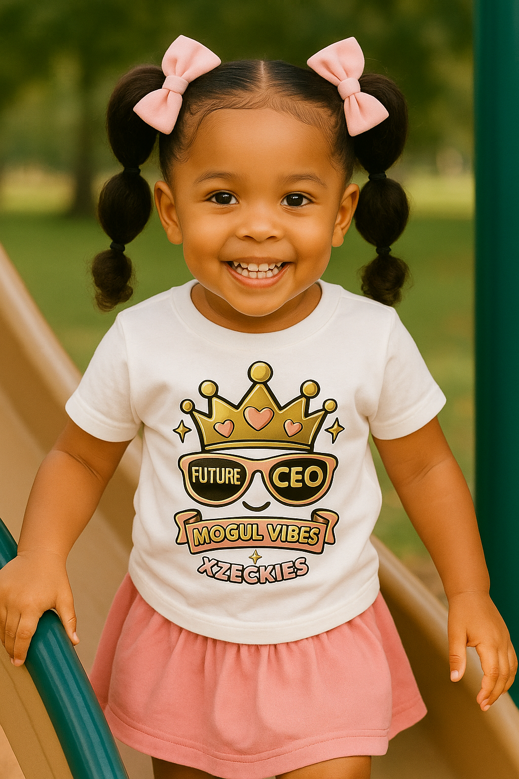 Xzeckies™ “Future CEO Mogul Vibes” Toddler Tee + FREE Future CEO Starter Kit ($15 Value)