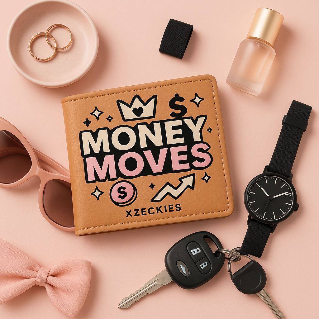 Xzeckies™ Making Money Moves Leather Wallet