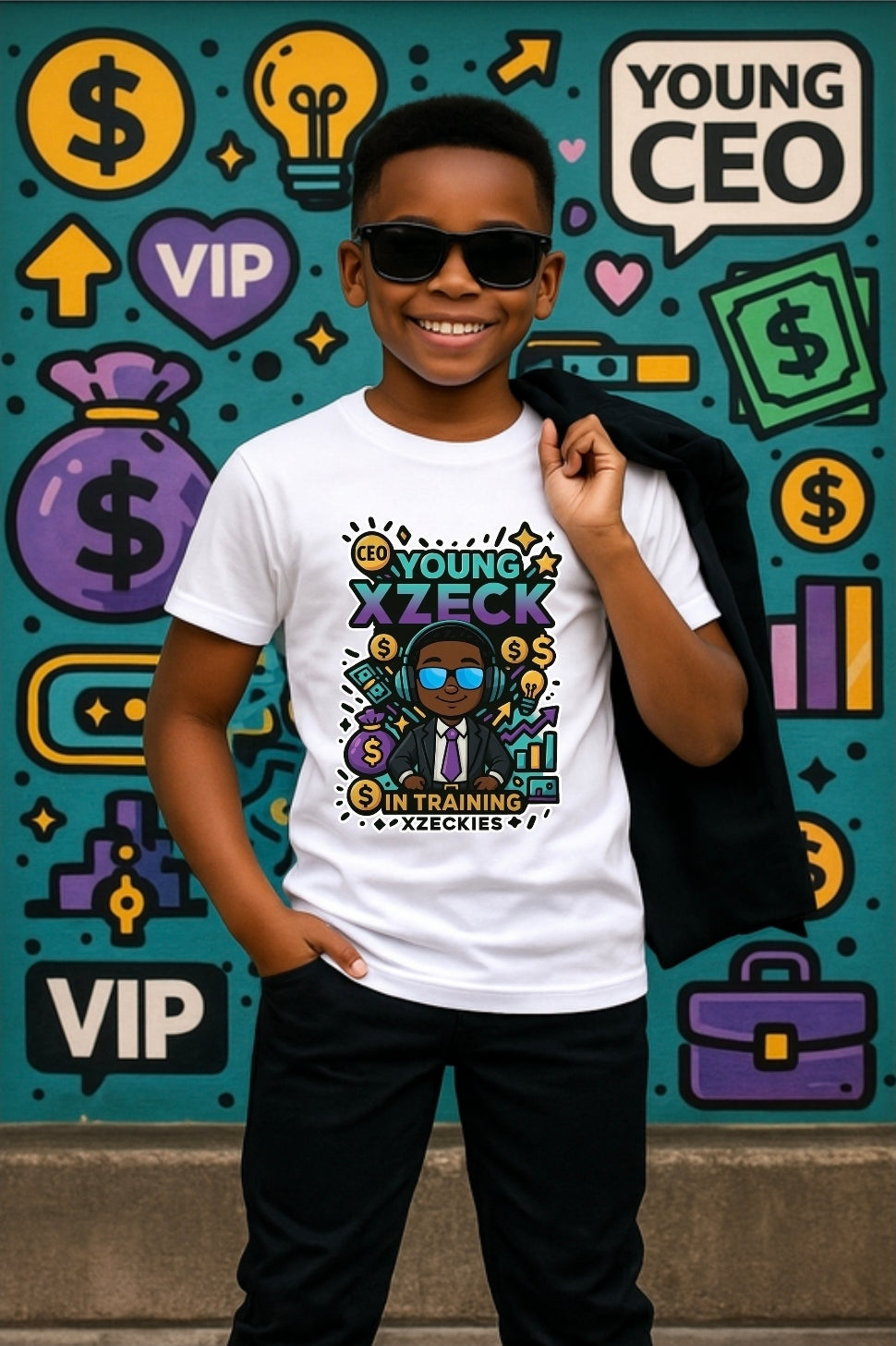 Young Xzeck in training - Premium T-shirt