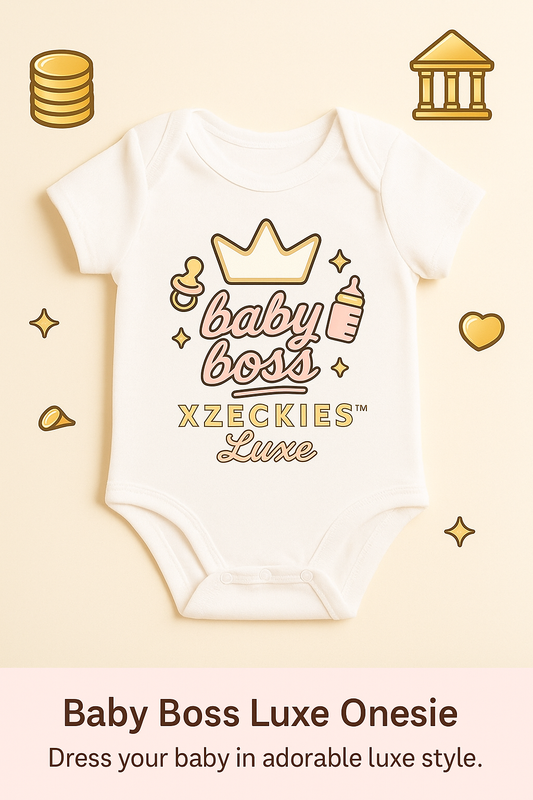 Xzeckies™ Baby Boss Luxe Onesie