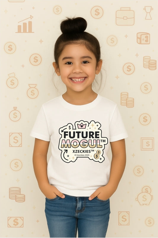 Xzeckies™ Future Mogul Tee - Pink & Gold