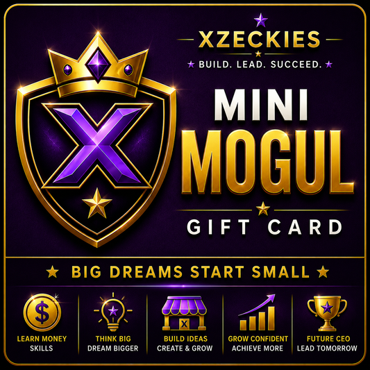Xzeckies Mini Mogul Gift Card - Where Big Dreams Begin 💜