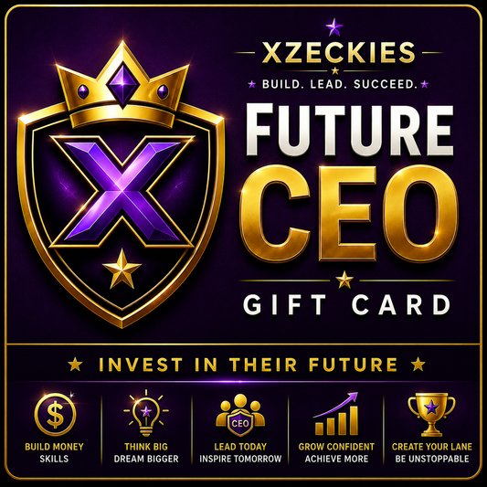 Xzeckies Future CEO Gift Card - Every Future Starts Here 💜