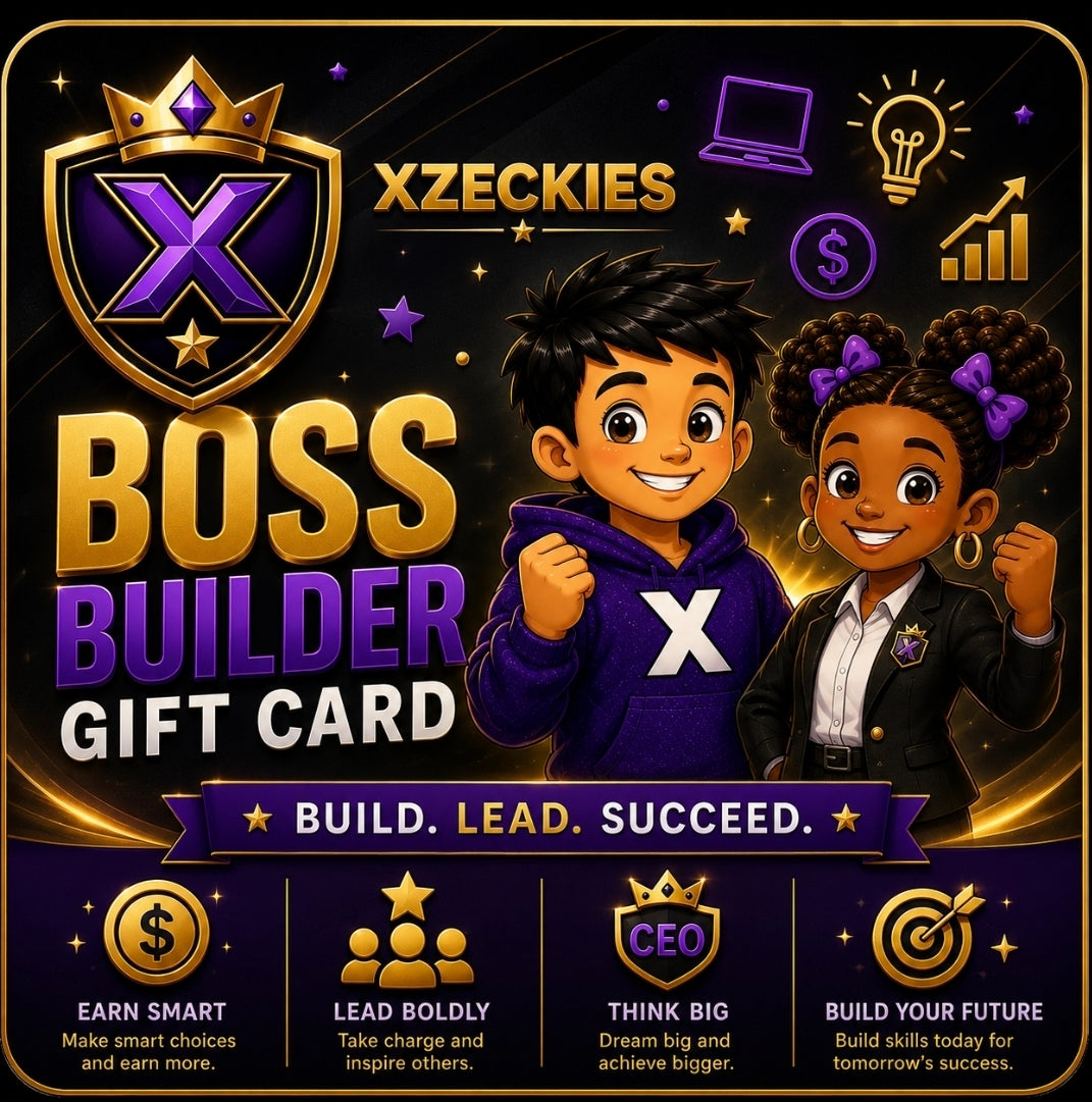 Xzeckies Boss Builder Gift Card – Give the gift that helps build a boss 💜