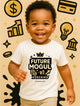 Xzeckies™ Future Mogul Toddler Jersey Tee + FREE Future CEO Starter Kit ($15 Value)